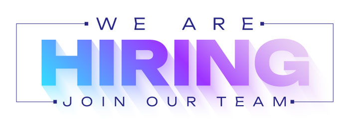 We are hiring! Join our team